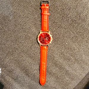 LinTimes Women's Orange Watch